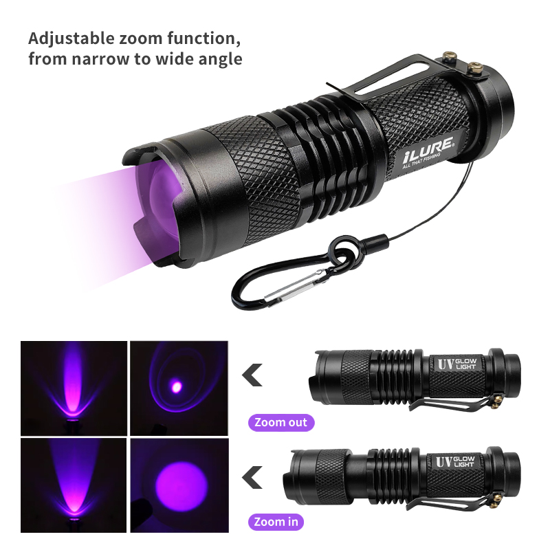 Mini UV Flashlight 395nm Ultra - Fishing Lure Kit บทวิจารณ์และราคา