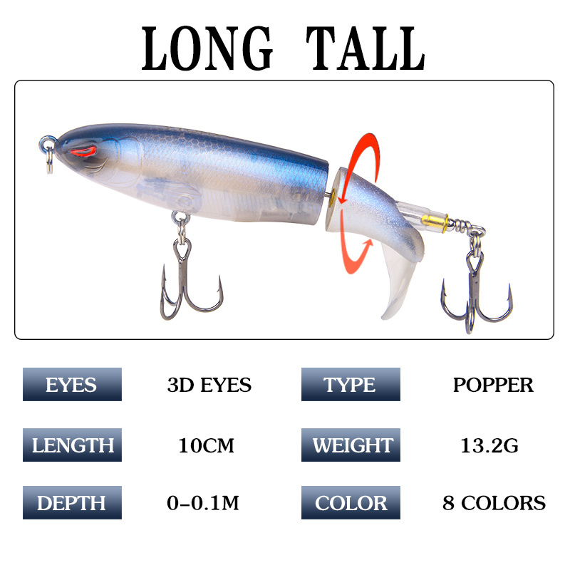1Pcs 13g/15g35g Topwater Fishi - Fishing Lure Popper บทวิจารณ์และราคา