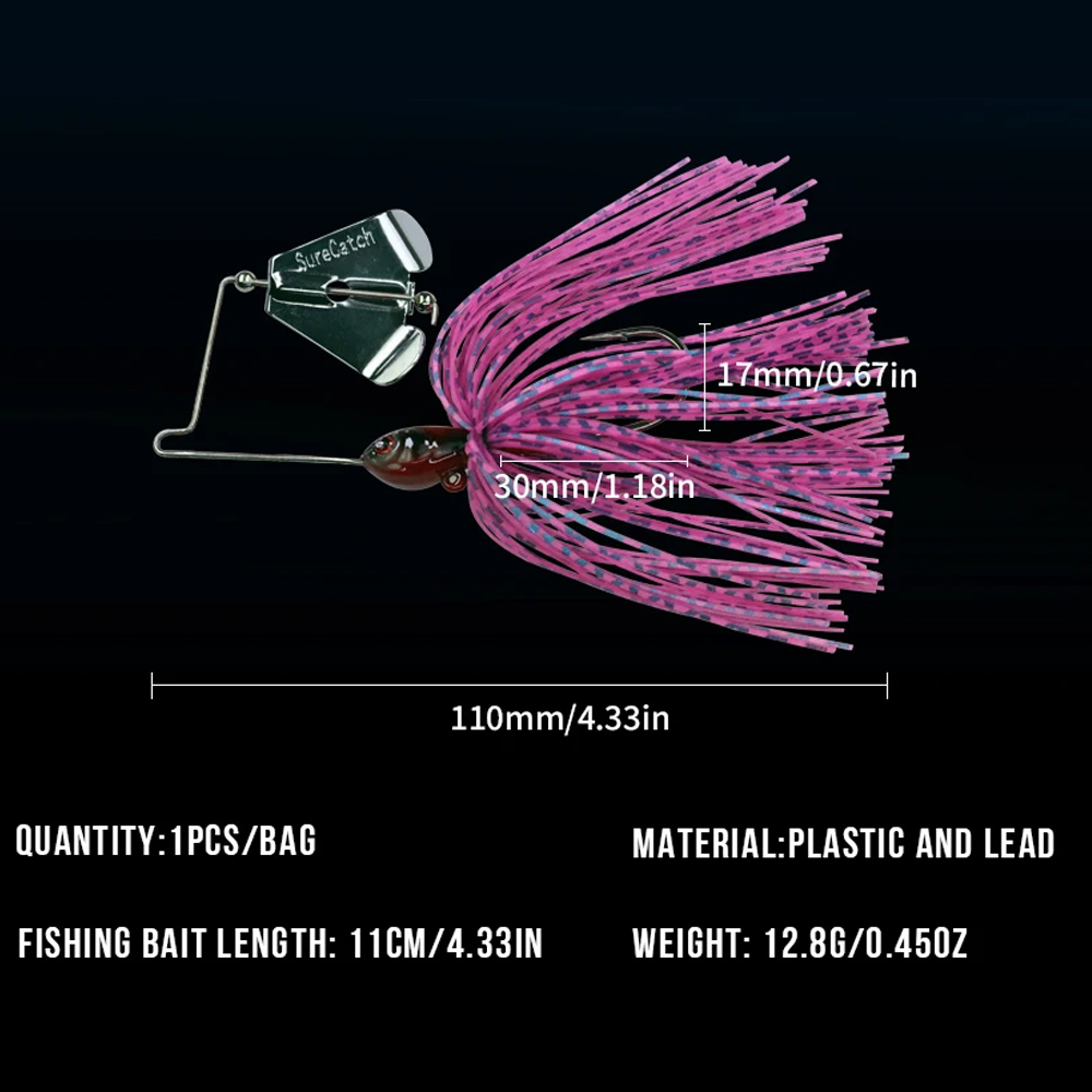 1pcs 12.8g Spinnerbait Fishing - Fishing Lure Blade Bait บทวิจารณ์และราคา