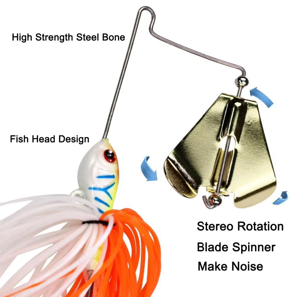 1pcs 12.8g Spinnerbait Fishing - Fishing Lure Blade Bait บทวิจารณ์และราคา