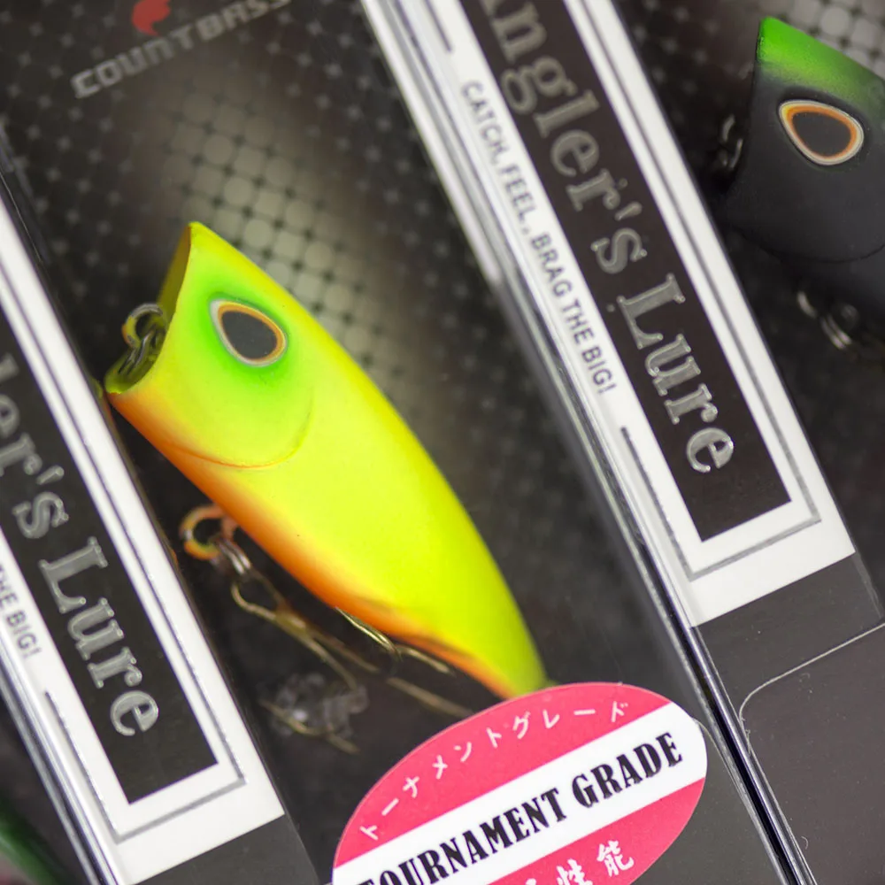 Countbass Popper Hard Bait Fis - Fishing Lure Crankbait บทวิจารณ์และราคา