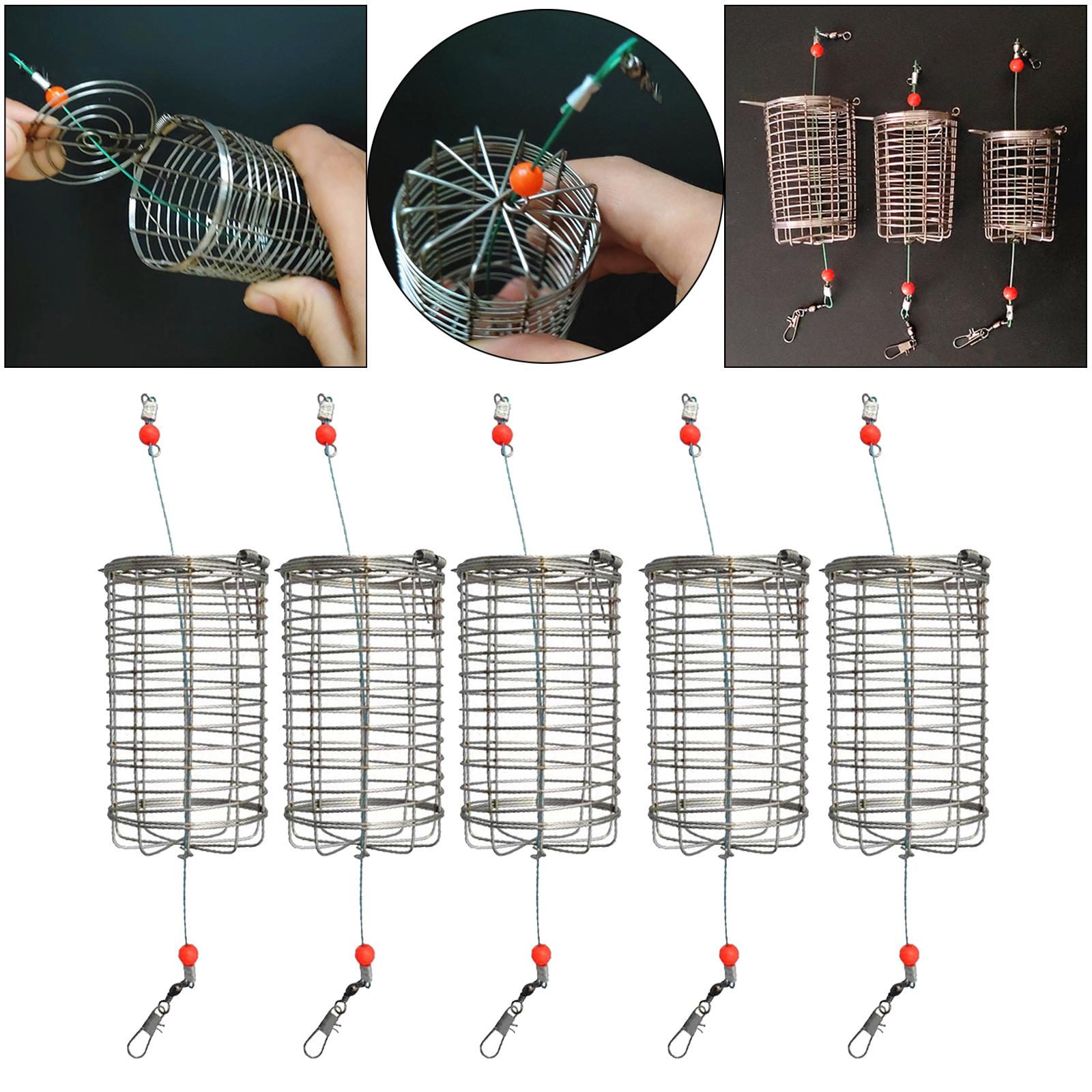 5x Solid Fishing Feeder Cage T - Fishing Lure Topwater บทวิจารณ์และราคา