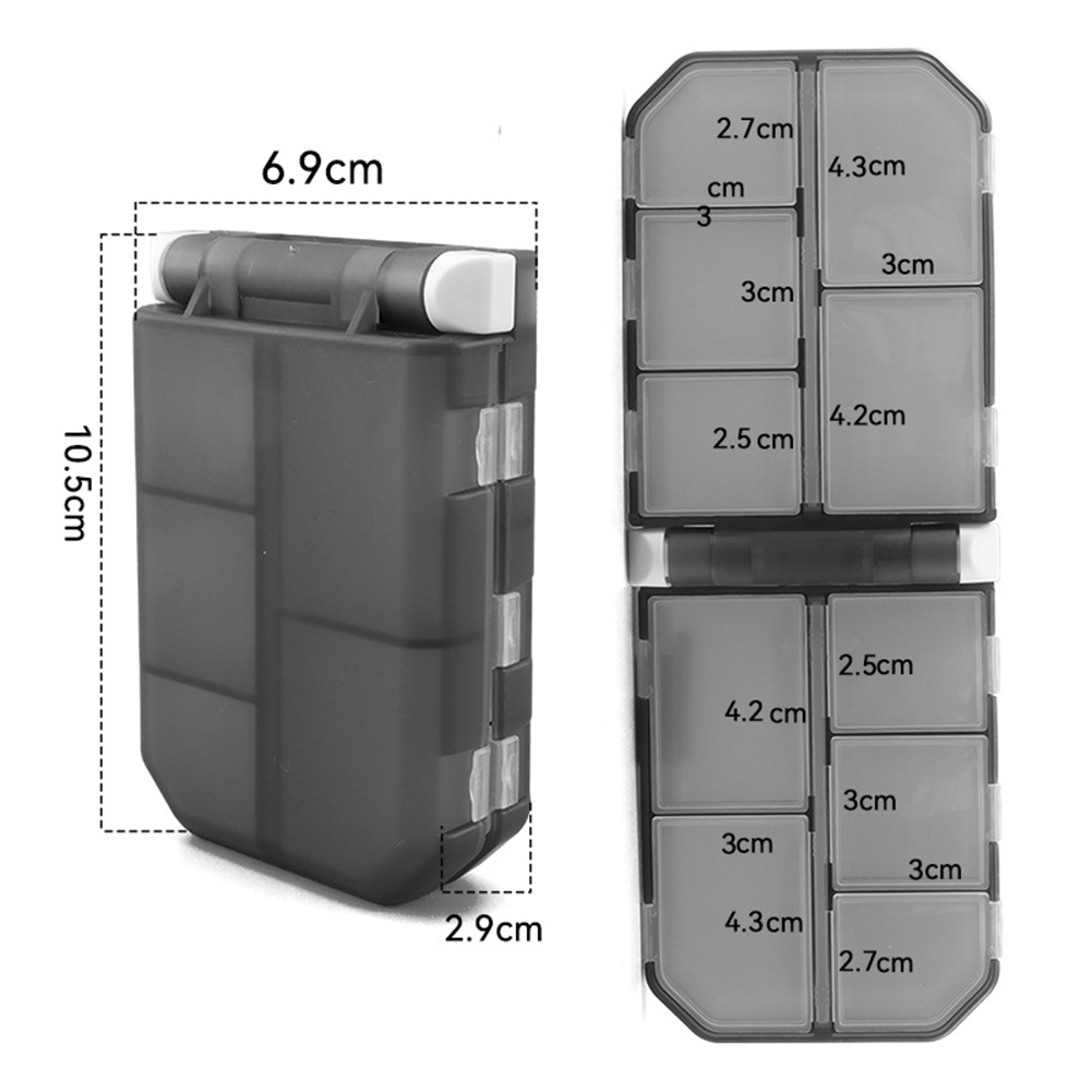 Fishing Tackle Box Double-Side - Fishing Lure Accessories บทวิจารณ์และราคา