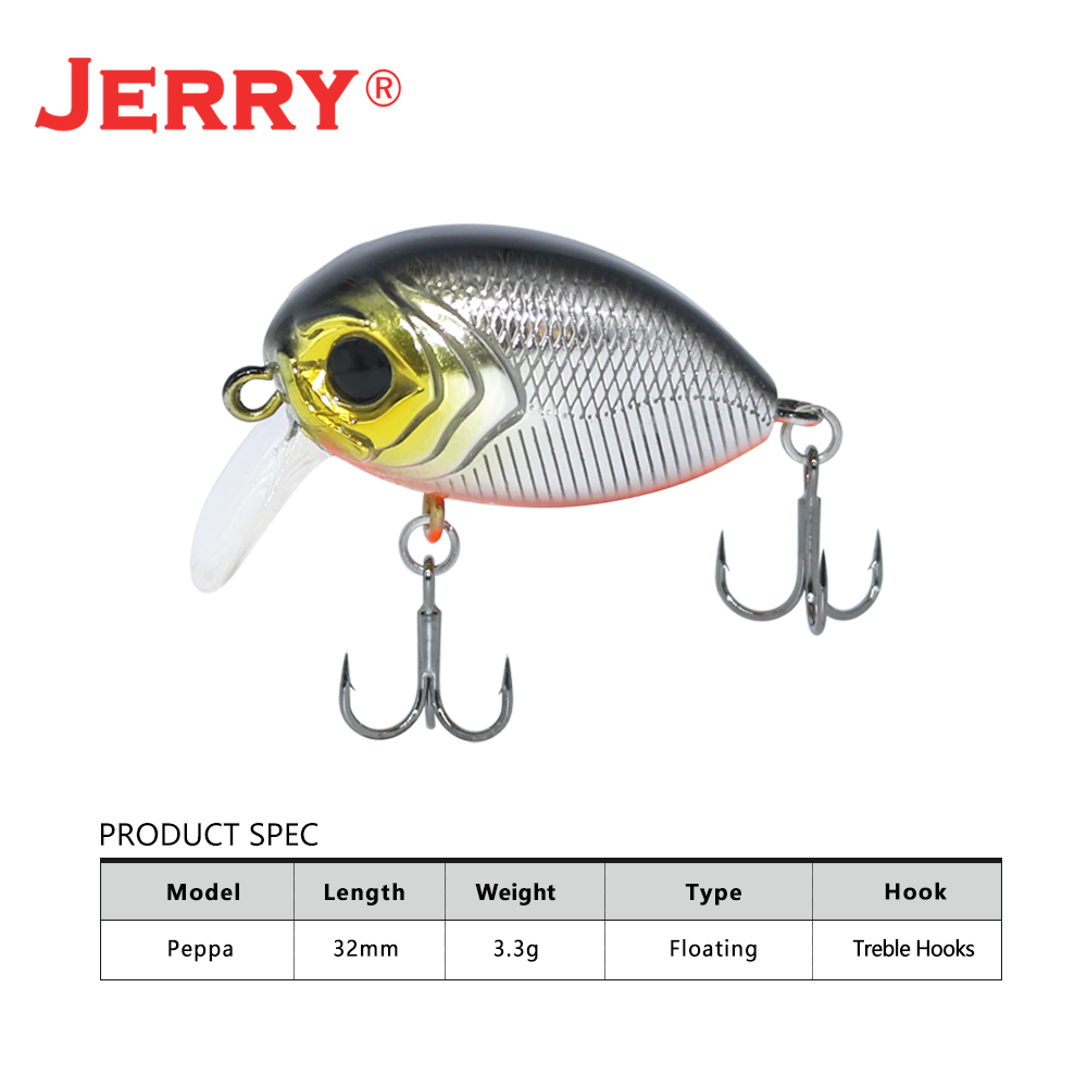 Jerry Peppa Wobbler Lure Float - Fishing Lure Crankbait บทวิจารณ์และราคา