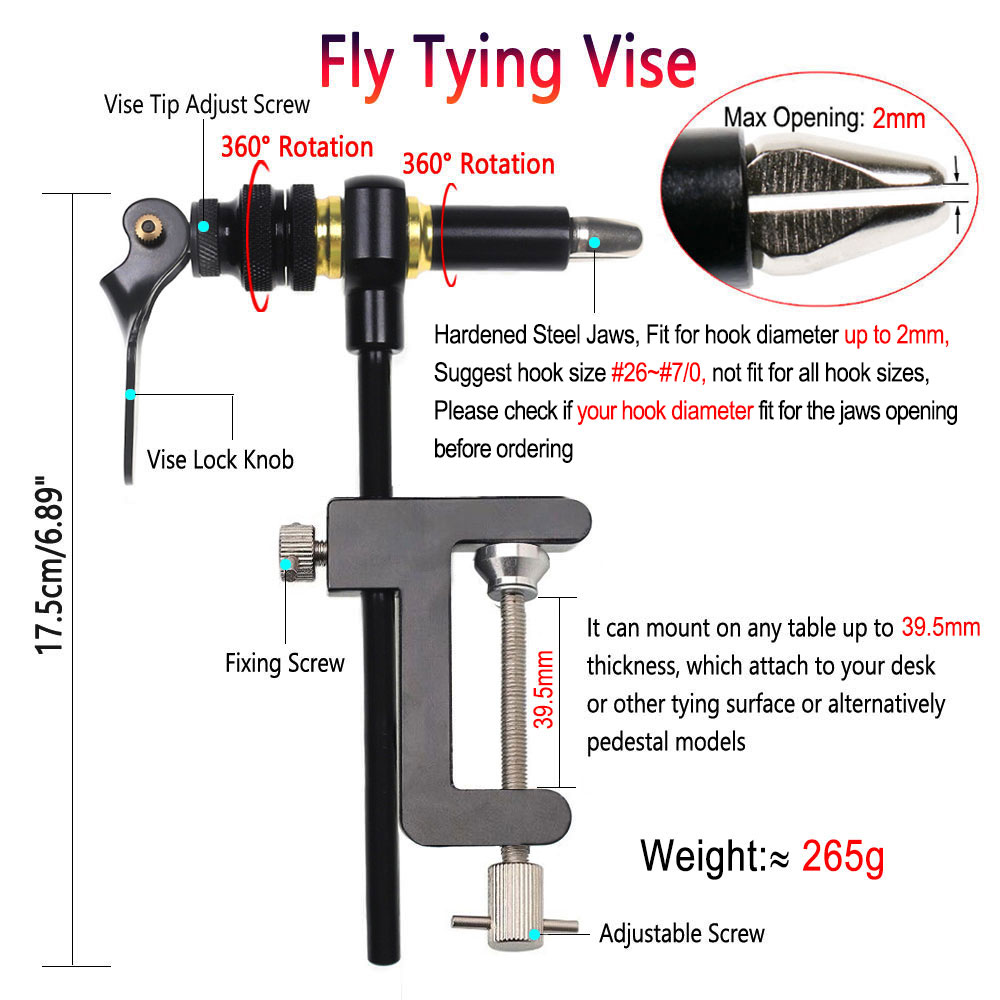 Bimoo 360° Rotation C-Clamp Fl - Fishing Lure Spinner บทวิจารณ์และราคา