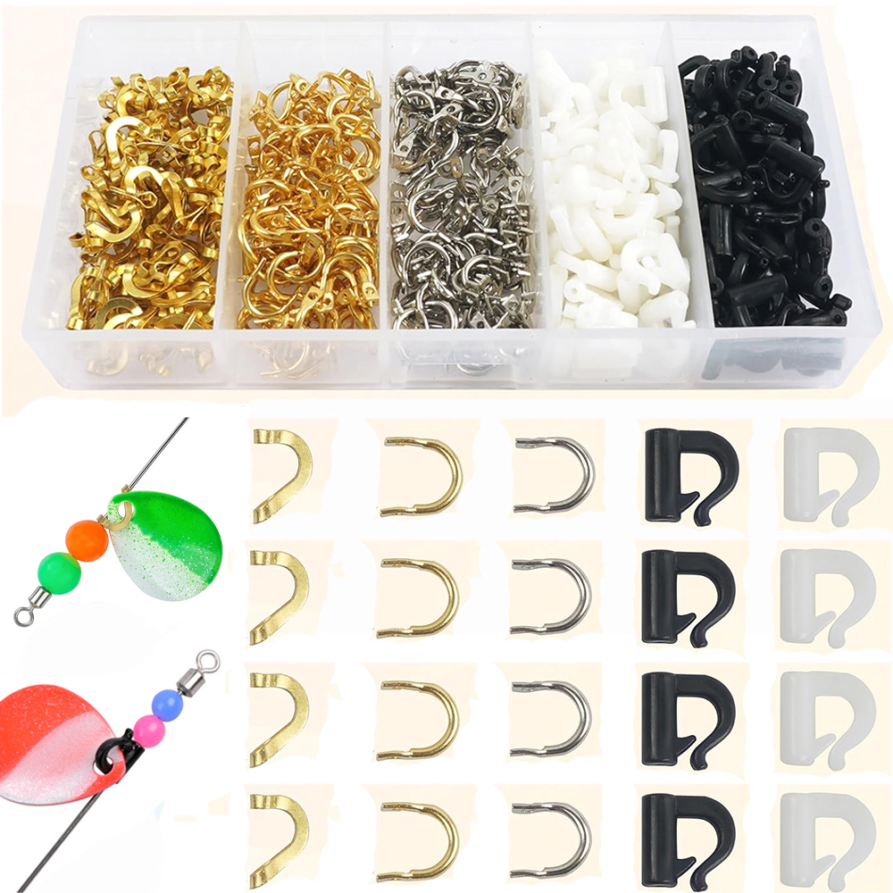 300Pcs Fishing Spinner Clevis  - Fishing Lure Spinnerbait บทวิจารณ์และราคา