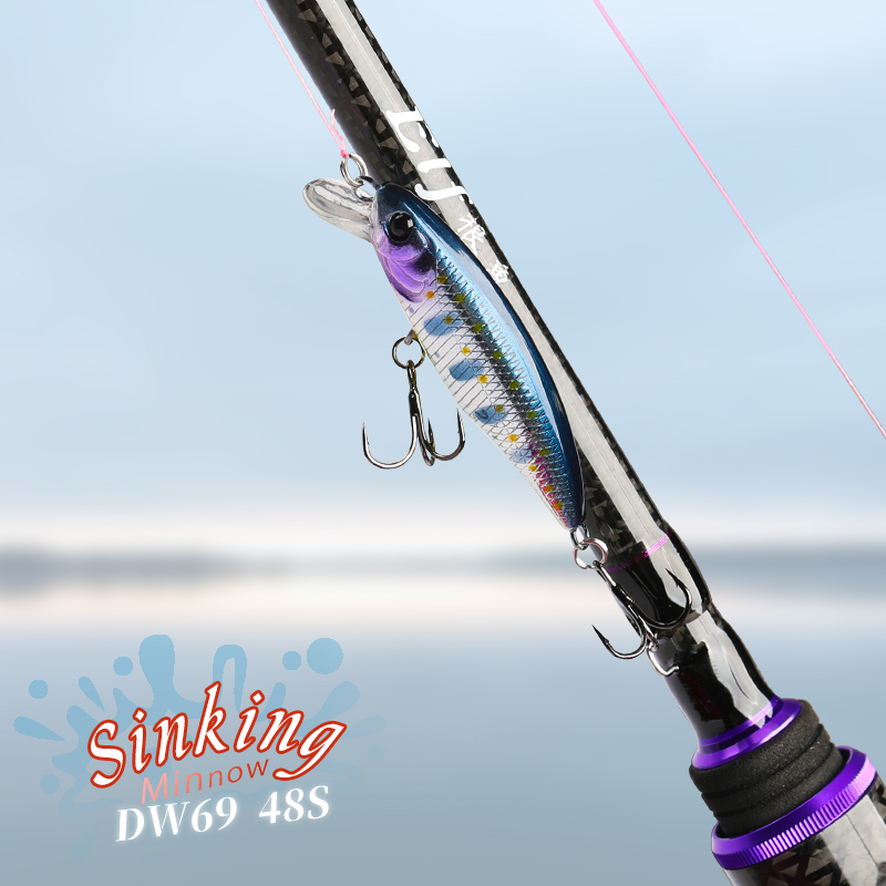 TSURINOYA Fishing Lure DW69 Si - Fishing Lure Jerkbait บทวิจารณ์และราคา