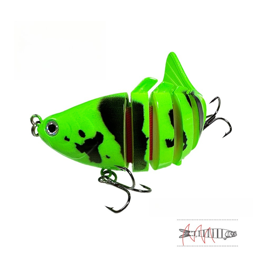1pc Multi-segment Hard Lure 10 - Fishing Lure Popper บทวิจารณ์และราคา
