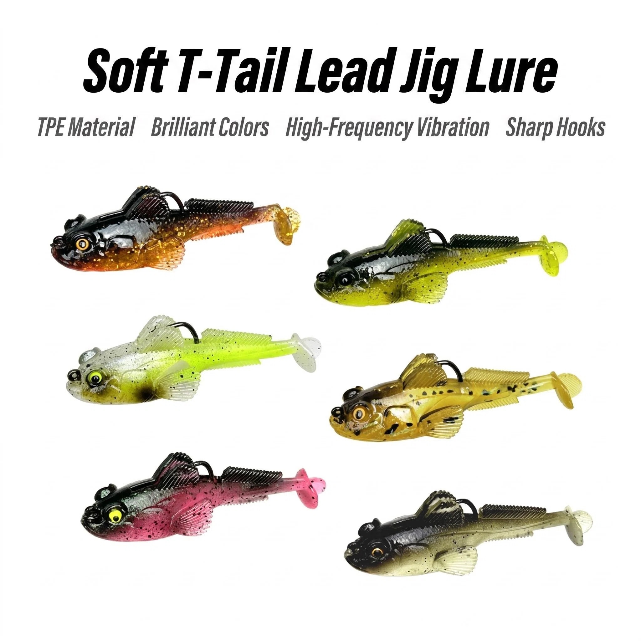 1pcs 10g13g18g Goby Lure Jig W - Fishing Lure Spinnerbait บทวิจารณ์และราคา