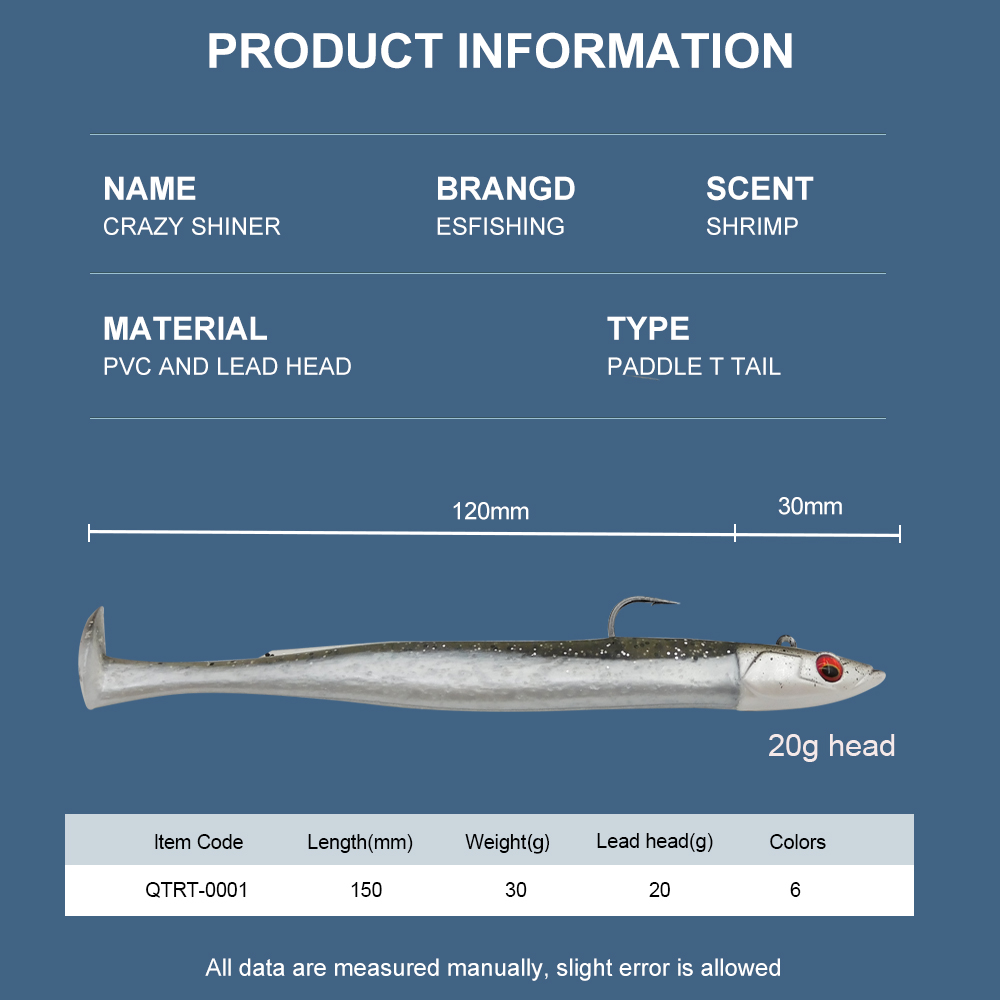 ESFISHING Fishing Lures Crazy  - Fishing Lure Swimbait บทวิจารณ์และราคา