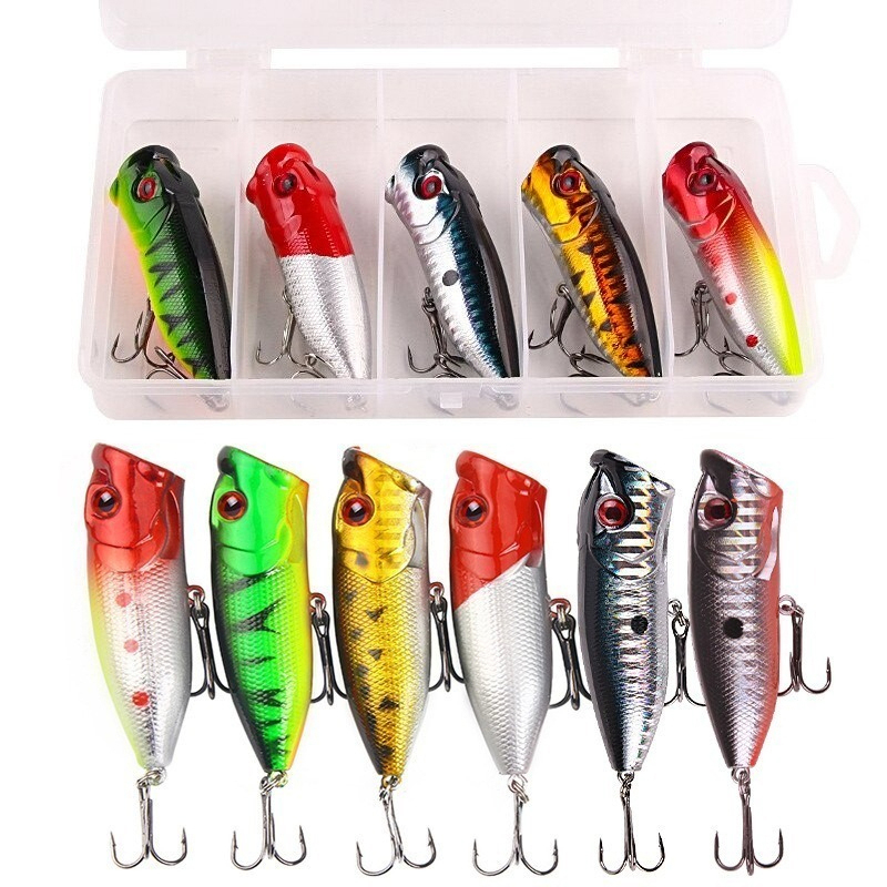 6pcs 6colors（opp bag）/5pcs 5co - Fishing Lure Popper บทวิจารณ์และราคา
