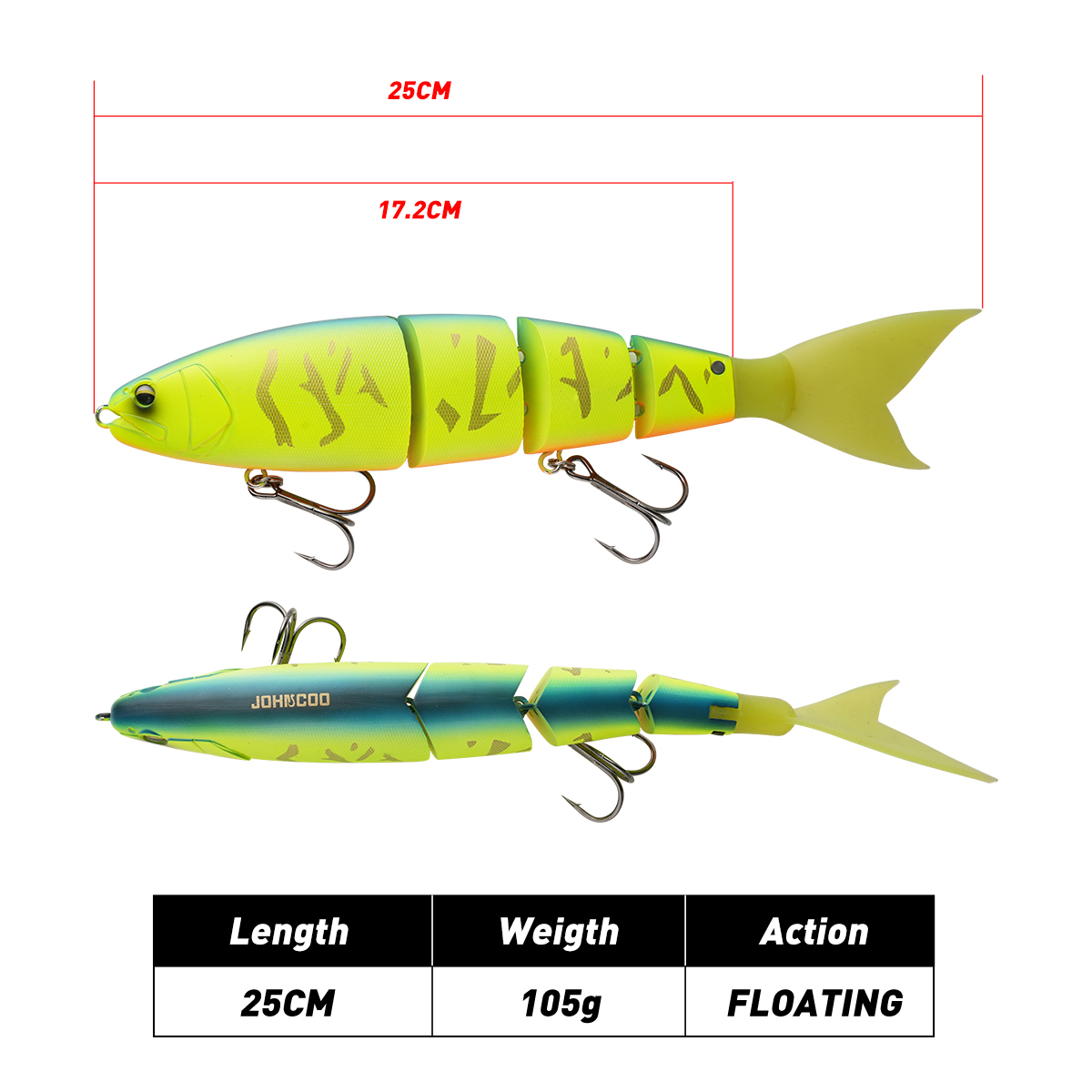 Johncoo Jointed Fishing Lure 2 - Fishing Lure Popper บทวิจารณ์และราคา