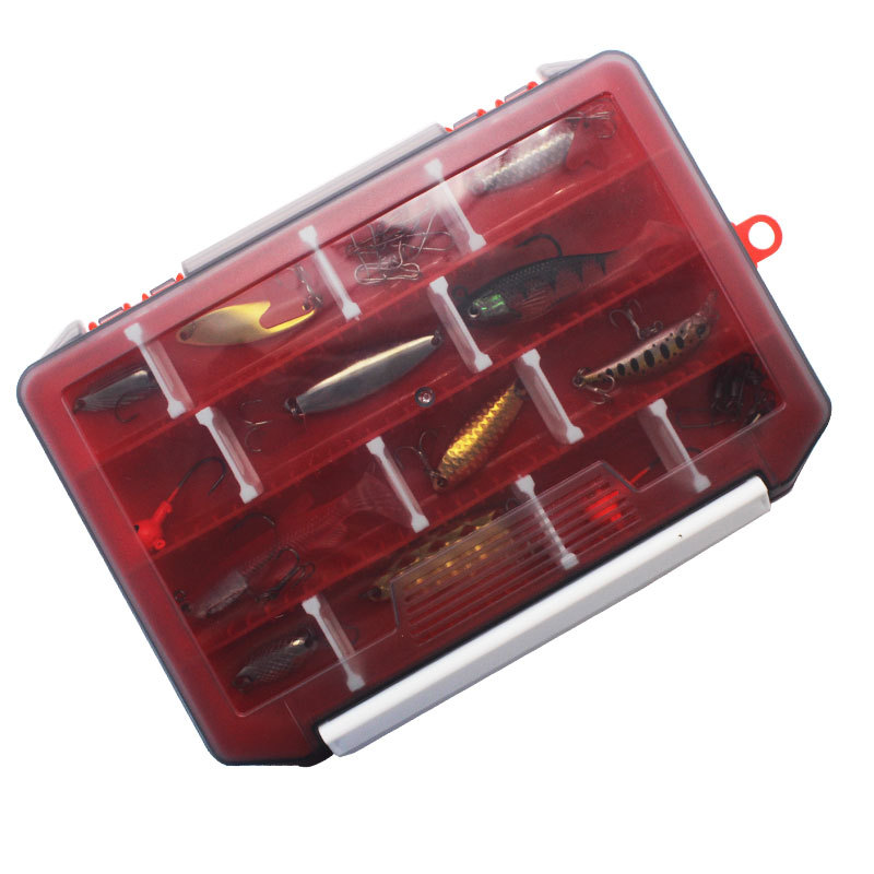 Six color single-layer inserte - Fishing Lure Box บทวิจารณ์และราคา