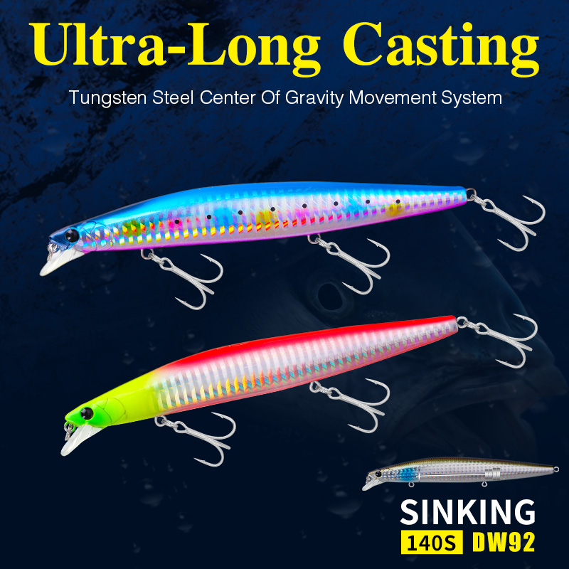 TSURINOYA Stinger 140S Fishing - Fishing Lure Jerkbait บทวิจารณ์และราคา