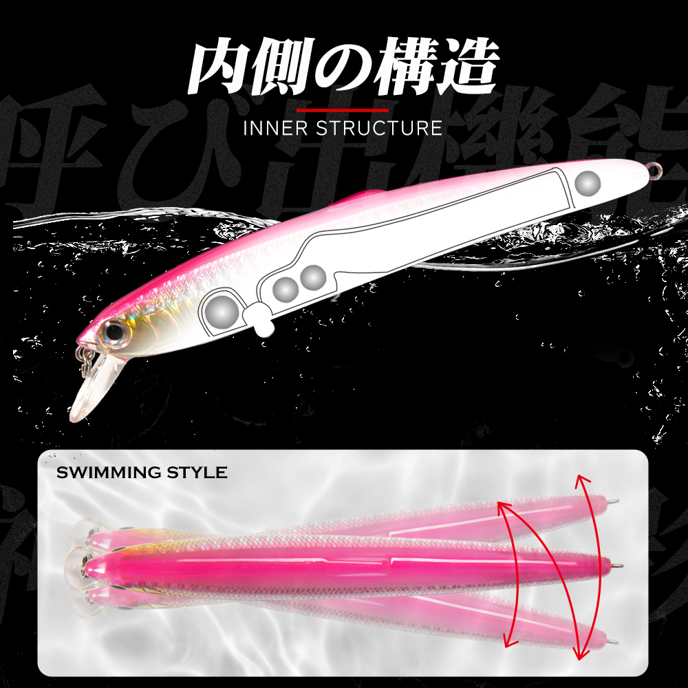 Hunthouse Saruna Minnow Jerkba - Fishing Lure Jerkbait บทวิจารณ์และราคา