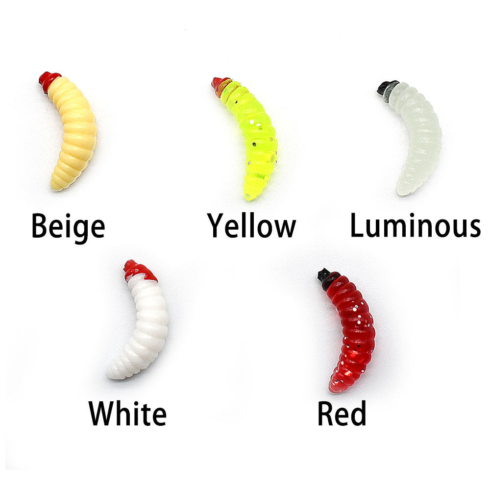 125Pcs Earthworm Fishing Bait  - Fishing Lure Soft Plastic บทวิจารณ์และราคา
