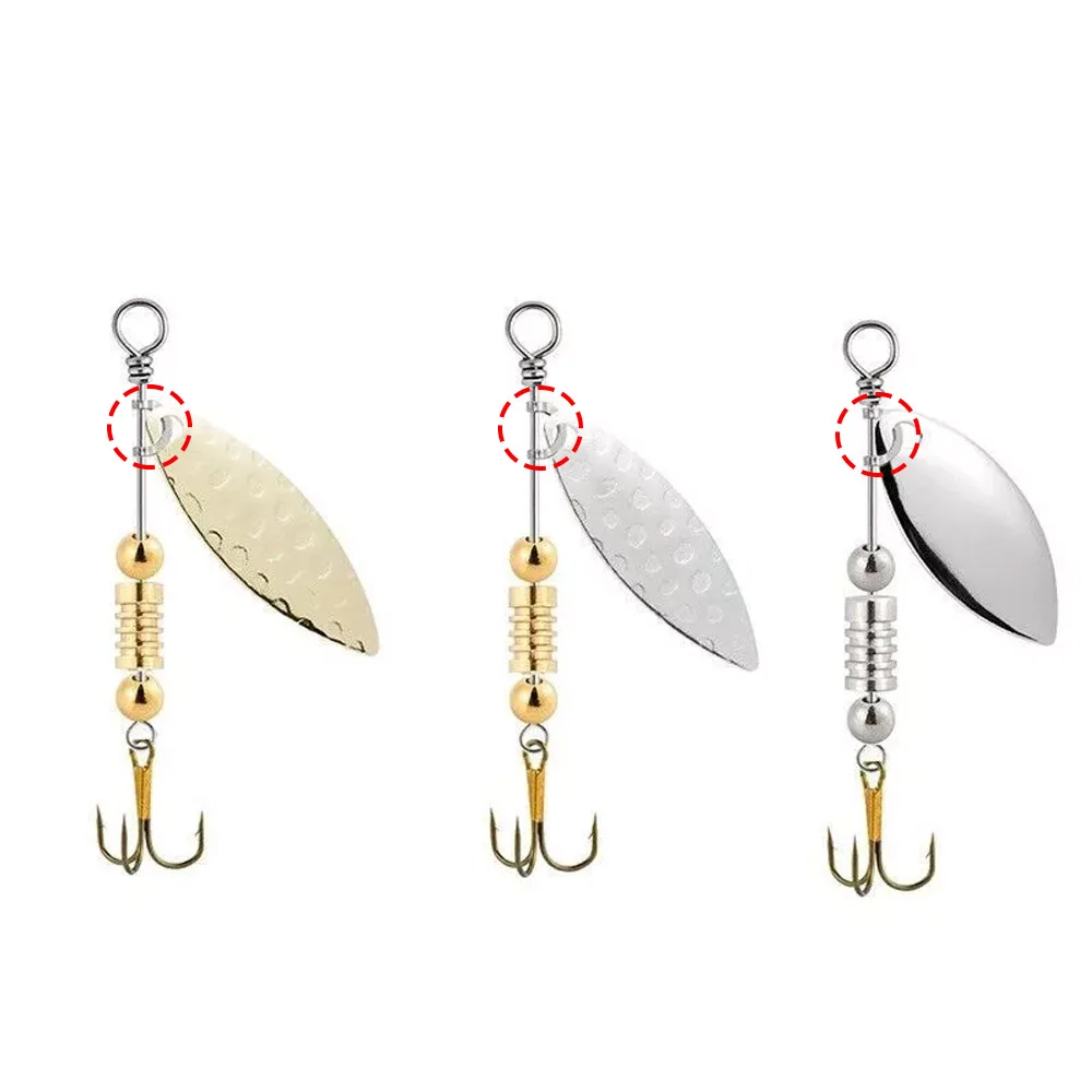 100pcs Fishing U Shaped Fixed  - Fishing Lure Spinnerbait บทวิจารณ์และราคา