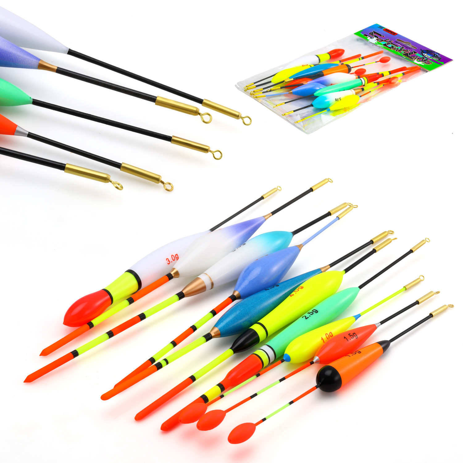 EVA Fishing Float Set 10pc 1.5 - Fishing Lure Topwater บทวิจารณ์และราคา