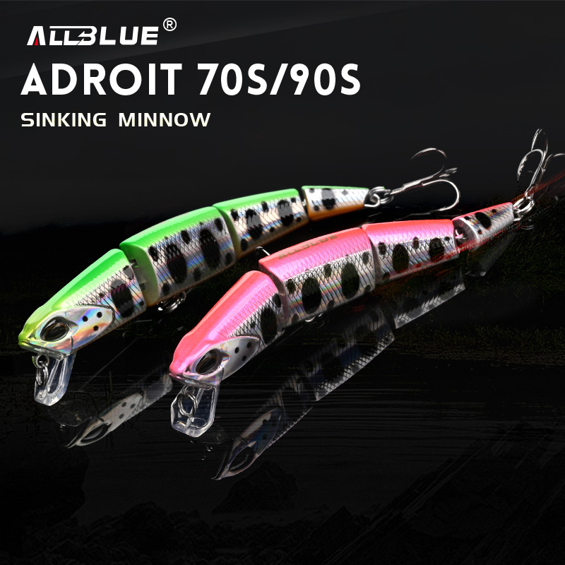 ALLBLUE Professional Jointed S - Fishing Lure Jerkbait บทวิจารณ์และราคา
