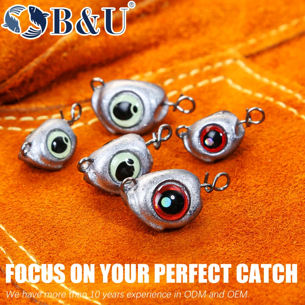 B&U Swing Jig head cheburashka - Fishing Lure Accessories บทวิจารณ์และราคา