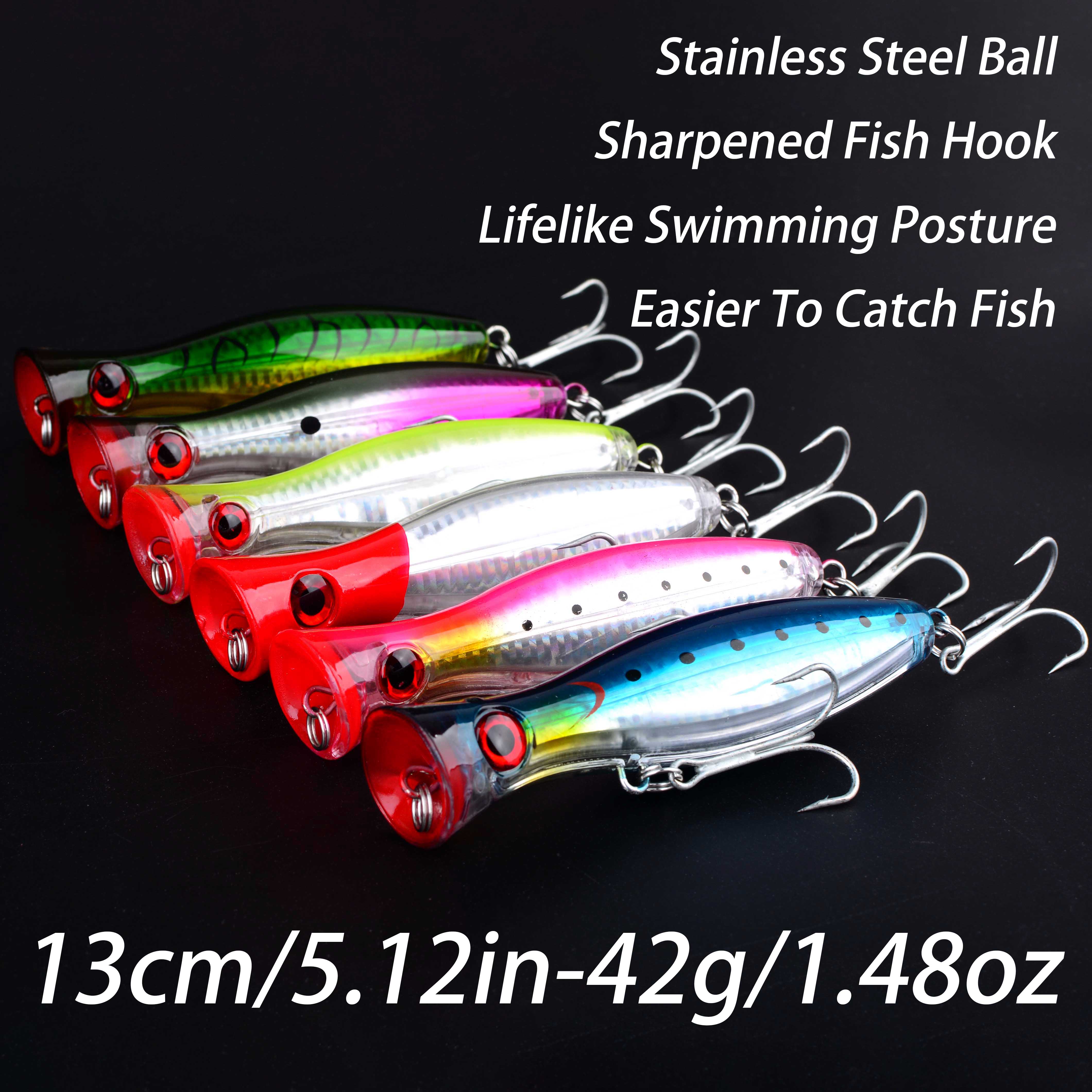 1pc 13CM 42g Big Popper Floati - Fishing Lure Popper บทวิจารณ์และราคา