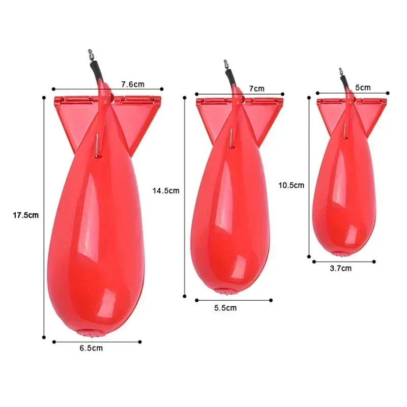 S M L Carp Fishing Rocket Feed - Fishing Lure Topwater บทวิจารณ์และราคา