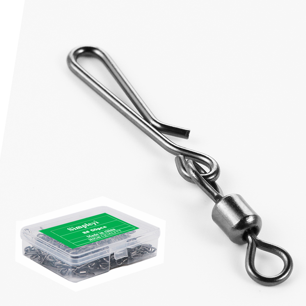 50pcs Box Rolling Swivel With  - Fishing Lure Box บทวิจารณ์และราคา