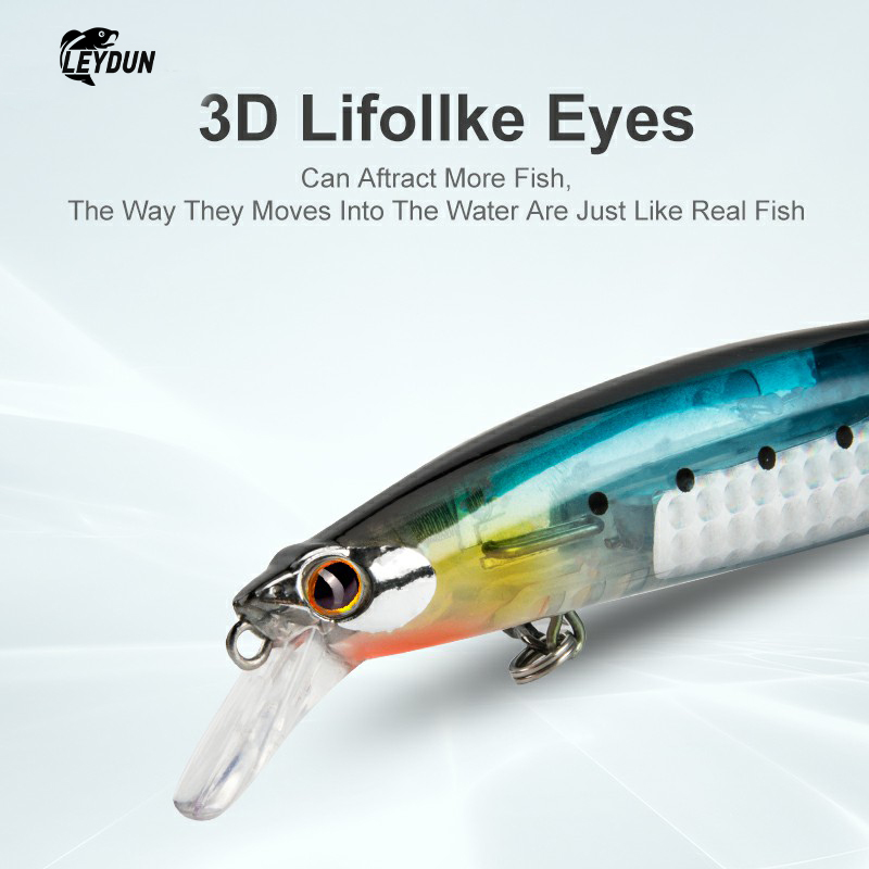 LEYDUN Floating Sea Bass Fishi - Fishing Lure Blade Bait บทวิจารณ์และราคา